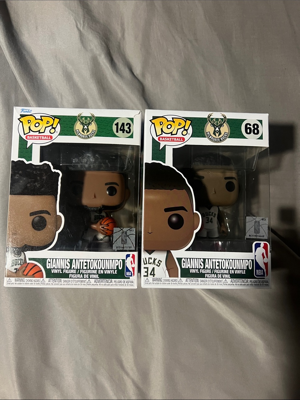 Funko Pop! 2 Giannis Antetokounmpo Funkos